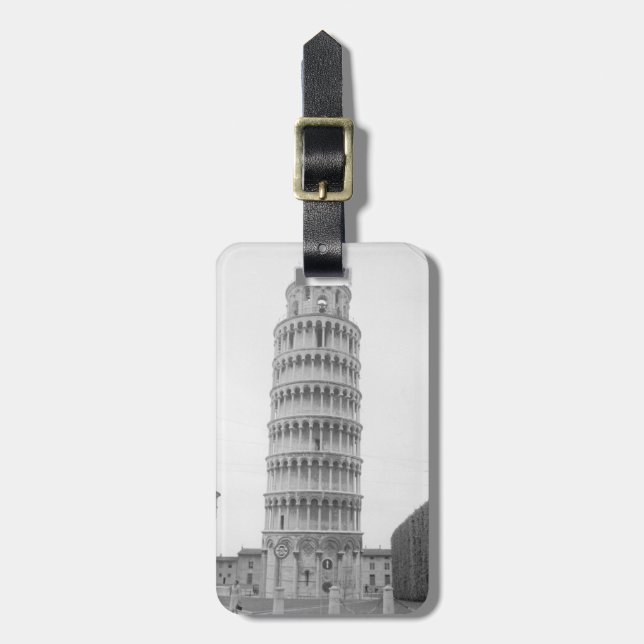 Leaning Tower of Pisa Luggage Tag (Front Vertical)