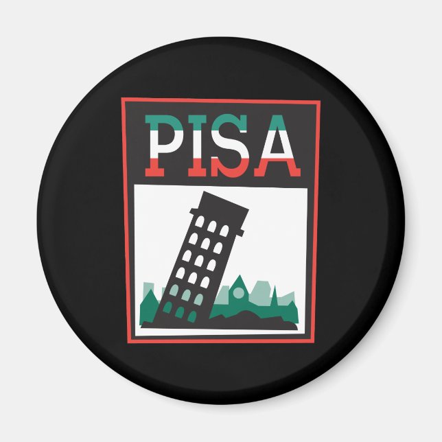 Leaning Tower Of Pisa Magnet (Front)