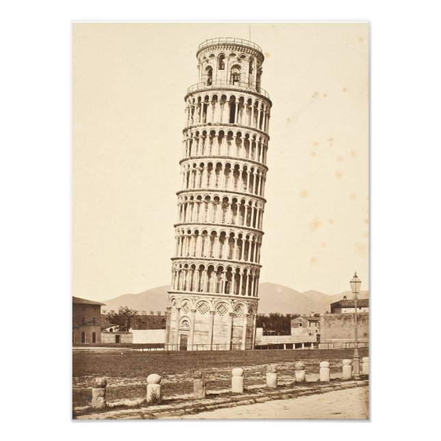 Leaning Tower of Pisa Photo Print (Front)