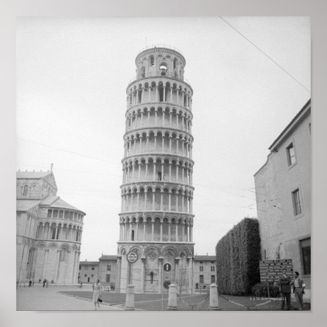 Leaning Tower of Pisa Poster (Front)