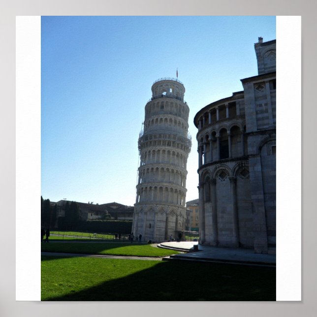 Leaning Tower of Pisa Poster (Front)