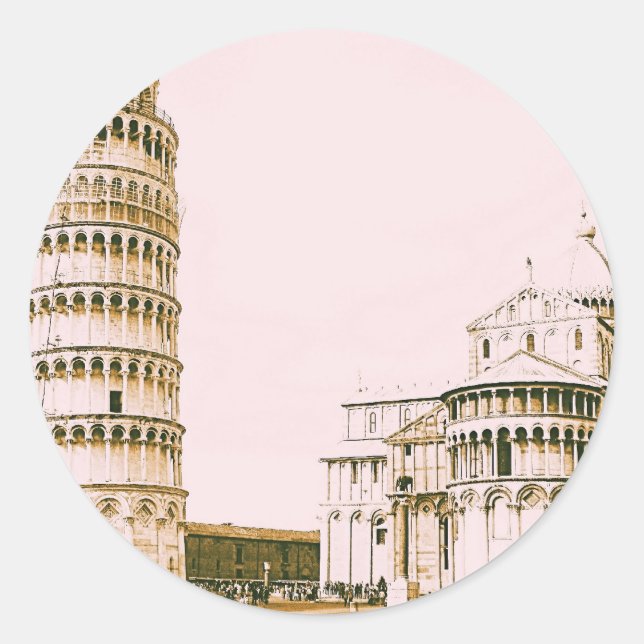 Leaning Tower of Pisa sticker (Front)
