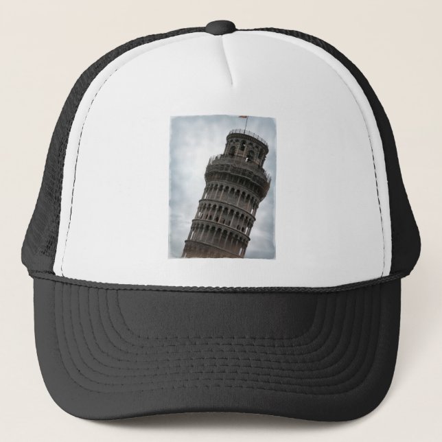 Leaning Tower of Pisa Trucker Hat (Front)