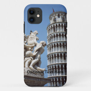 Leaning Tower of Pisa with Cherub Statue iPhone 11 Case