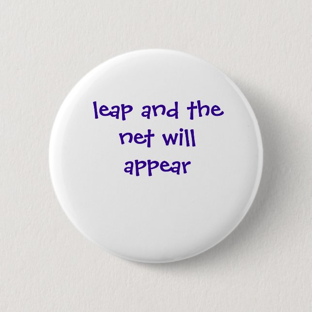 leap and the net will appear 6 cm round badge (Front)