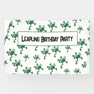 Leap Birthday 29th Febuary Leaper  Banner