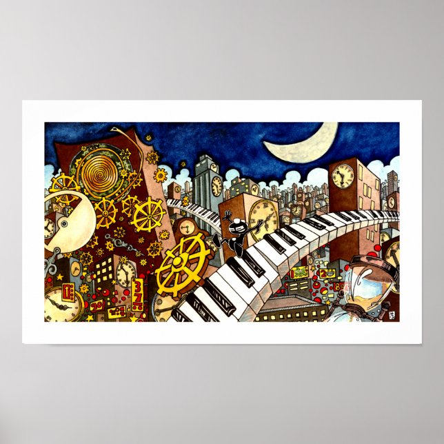 Leap - Clocklands - 18 x 11 Poster (Front)