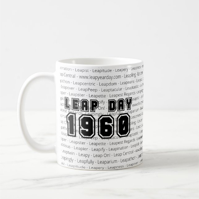 LEAP DAY 1960 COFFEE MUG (Left)