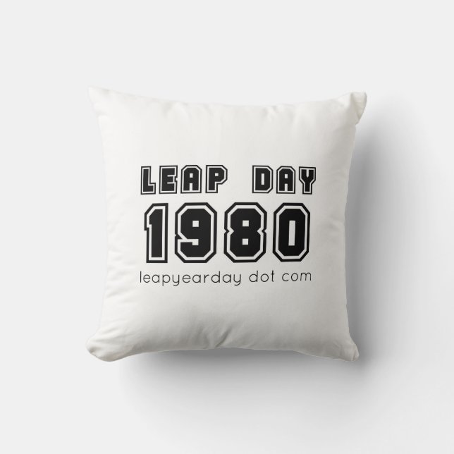 LEAP DAY 1980 CUSHION (Front)