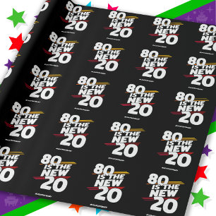 Leap Day 80th Birthday Party New Leap Year Feb 29 Wrapping Paper