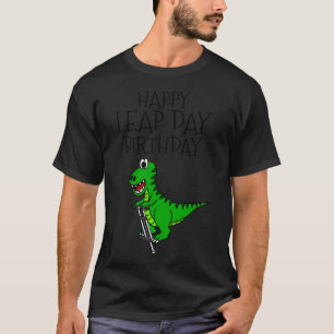 Leap Day Birthday TRex Dinosaur 29 Feb 2024 T-Shirt