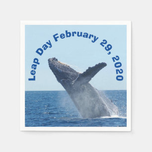 Leap Day February 29, 2020 Napkin