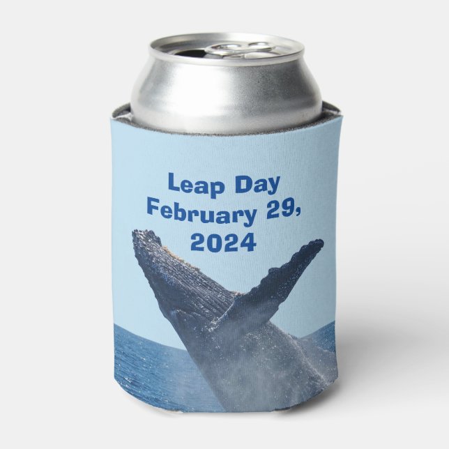 Leap Day February 29, 2024 Can Cooler (Can Front)