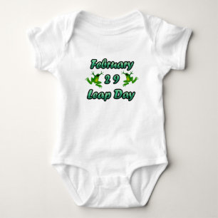 Leap Day February 29 Baby Bodysuit
