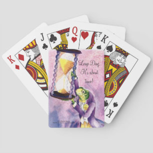 LEAP DAY. IT'S ABOUT TIME! PLAYING CARDS
