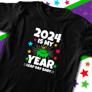 Leap Day Leapling 2024 Is My Year Feb 29 Birthday T-Shirt