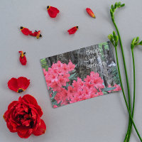 Leap Day Red Rhododendrons Floral Birthday