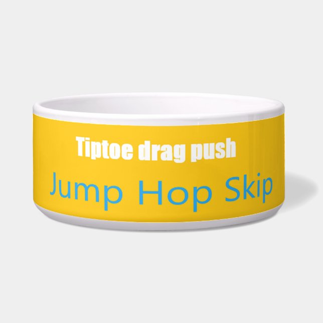 Leap Hop Skip Lean Text design mixed colours      (Front)