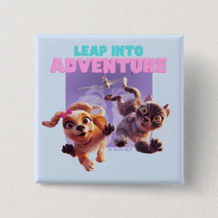 Leap Into Adventure 15 Cm Square Badge