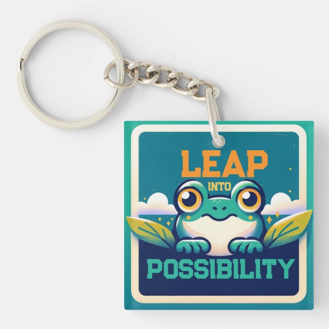 Leap intoPossibility Key Ring (Front)