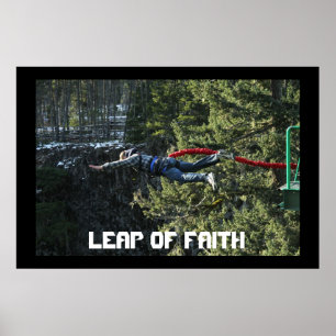 Leap of Faith - Bungee Jumping Poster