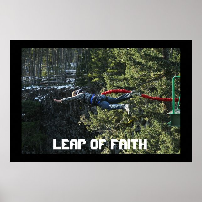 Leap of Faith - Bungee Jumping Poster (Front)