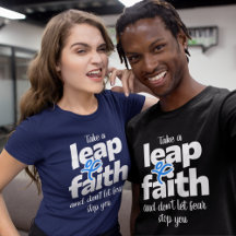 Leap Of Faith Don't Let Fear Stop You T-Shirt