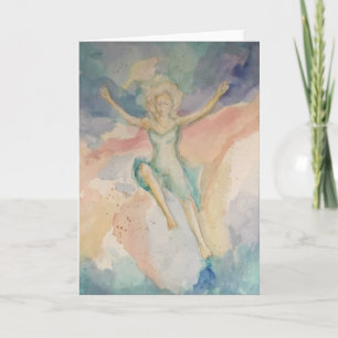 Leap of Faith Fine Art Blank Greeting Card