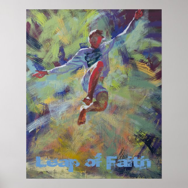 Leap of Faith motivational poster (Front)