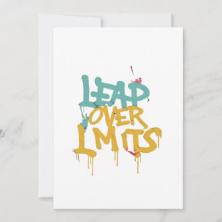 Leap Over Limits T-Shirt Invitation
