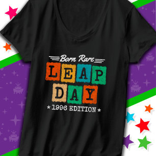 Leap Year 1996 Born Rare 1996 Leap Day Birthday T-Shirt