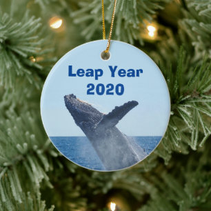 Leap Year 2020 Ceramic Tree Decoration
