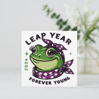 Leap Year 2024 Forever Young Frog
