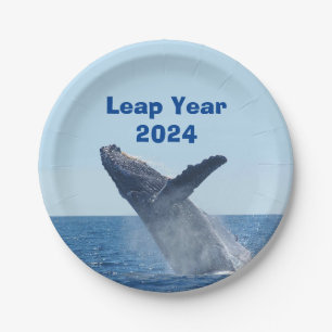 Leap Year 2024 Paper Plate