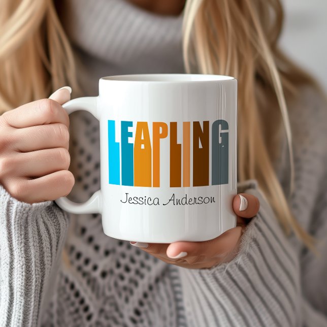 Leap Year Birthday Born February 29 Leapling Coffee Mug (Embrace your Leap Day birthday celebration with this cozy mug, perfect for savoring the moment!)