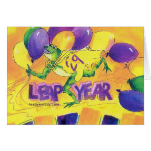 Leap Year Birthday Card