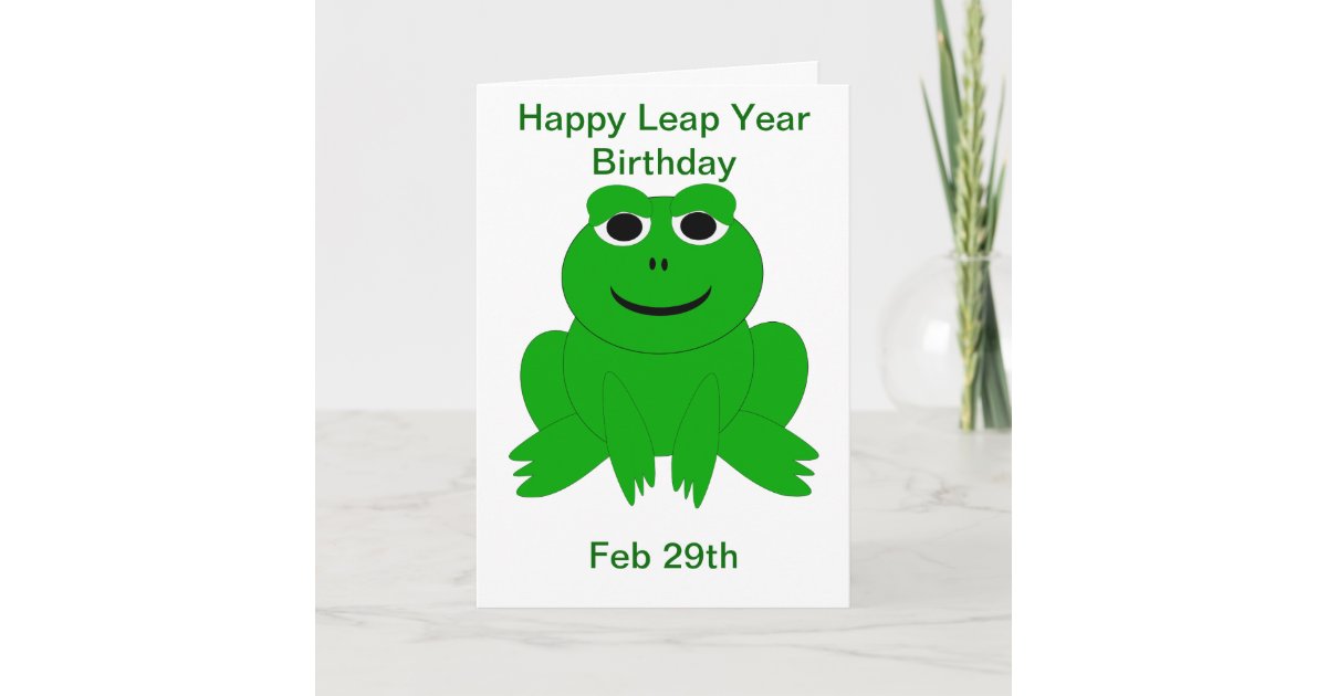 leap year 40th birthday cards