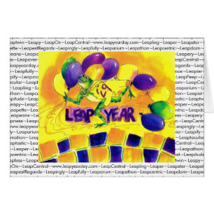 Leap Year Birthday Card