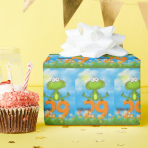 Leap Year Birthday Frog Wrapping Paper