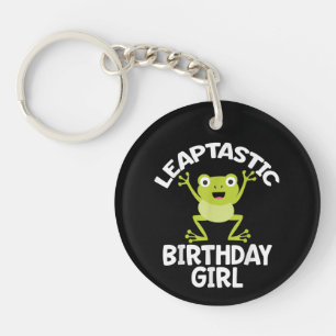 Leap Year Birthday Girl Funny Pun Key Ring