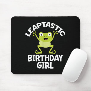 Leap Year Birthday Girl Funny Pun Mouse Mat
