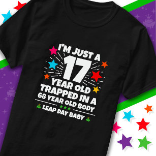 Leap Year Birthday Party 68th Birthday Leap Day T-Shirt