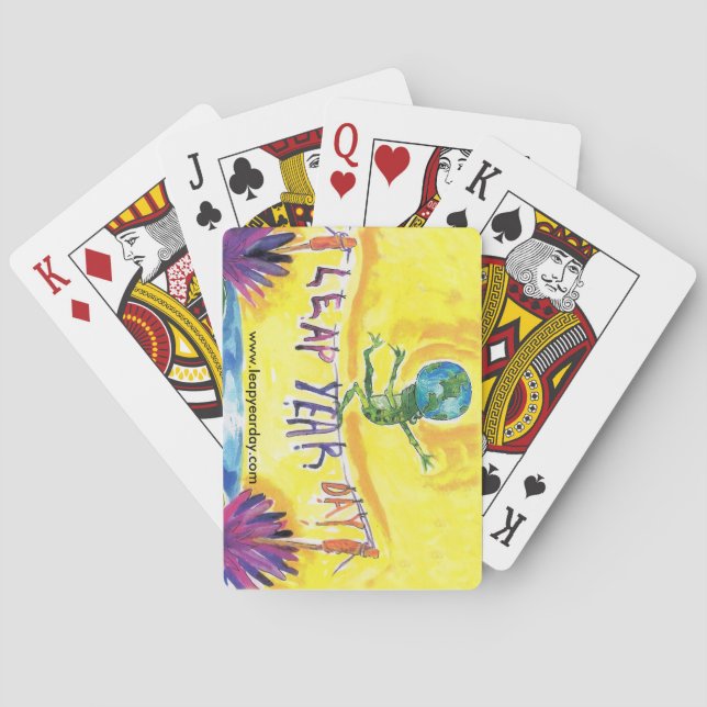 LEAP YEAR DAY BALANCING ACT PLAYING CARDS (Back)