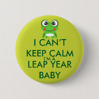 Leap Year/ Leap Day Baby Button
