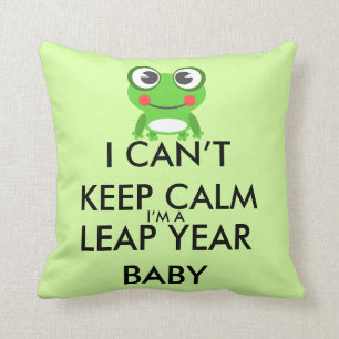 Leap Year/ Leap Day Baby Pillow