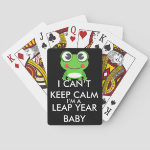 Leap Year/ Leap Day Baby Playing Cards