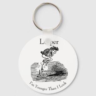 Leap Year Leaper Birthday Key Ring