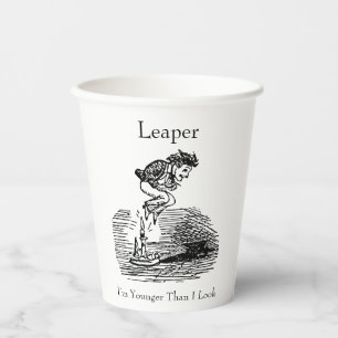 Leap Year Leaper Birthday Paper Cups
