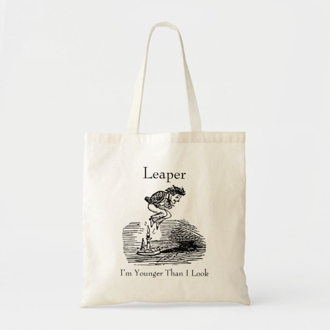 Leap Year Leaper Birthday Tote Bag (Front)