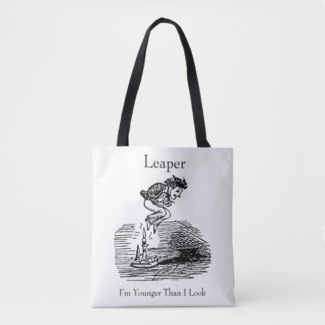 Leap Year Leaper Birthday Tote Bag (Front)